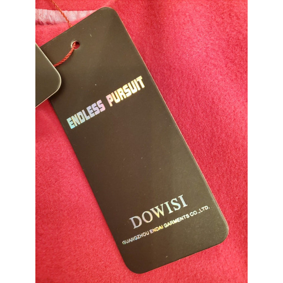 Dowisi Women's Pink Solid Long Sleeve Round Neck Pullover Top Size Medium - Picture 9 of 10